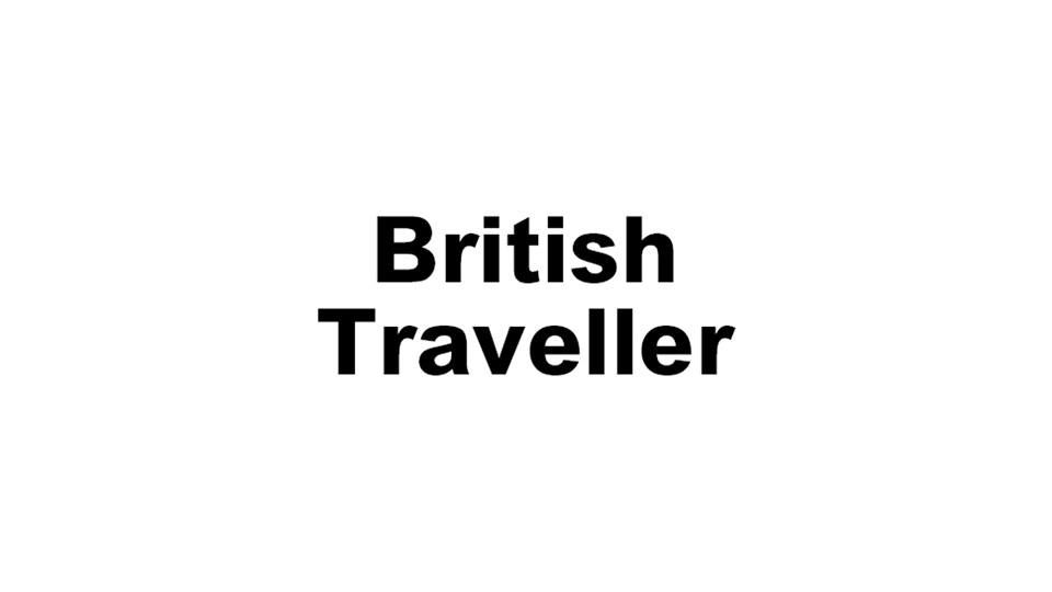 Marca de maleta de viaje British Traveller